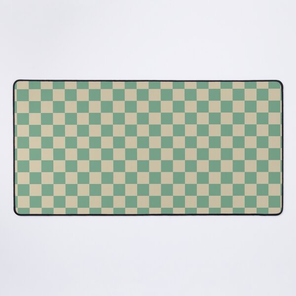 Item preview, Retro Green checkered pattern designed and sold by PatternDesign01.