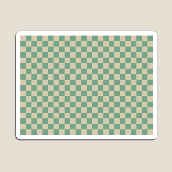Artikelvorschau, Retro-grünes Karomuster entworfen und verkauft von PatternDesign01.