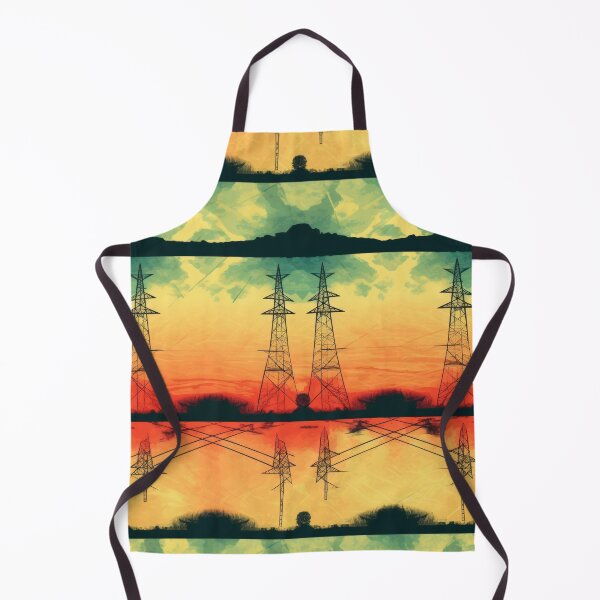 Item preview, Neon pylons at dusk designed and sold by pinkal.