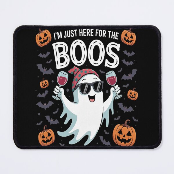 Item preview, I'm Just Here For The Boos Halloween Ghost Cute designed and sold by gandebro.