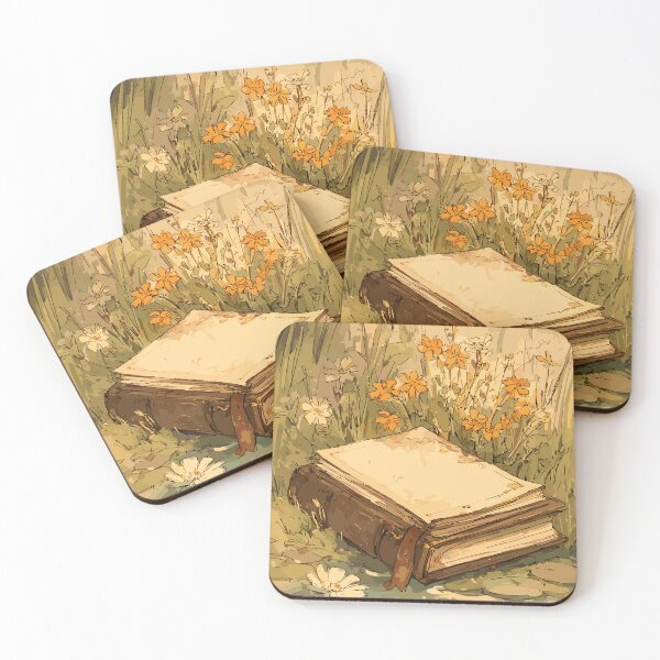Item preview, Field Notes & Wildflowers Meadow Sketchbooks Light Academia designed and sold by bapupa.
