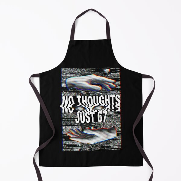 Item preview, No Thoughts Just 67 Glitch Hands - Brainrot TikTok Meme Gen Alpha Gift designed and sold by Luminari Creations.