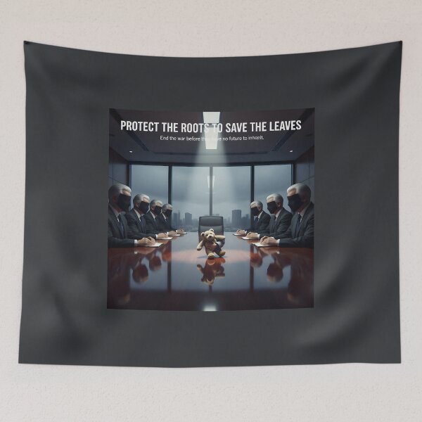 Item preview, "Protect the Roots to Save the Leaves — End War for the Children’s Future" designed and sold by Creative-RE.