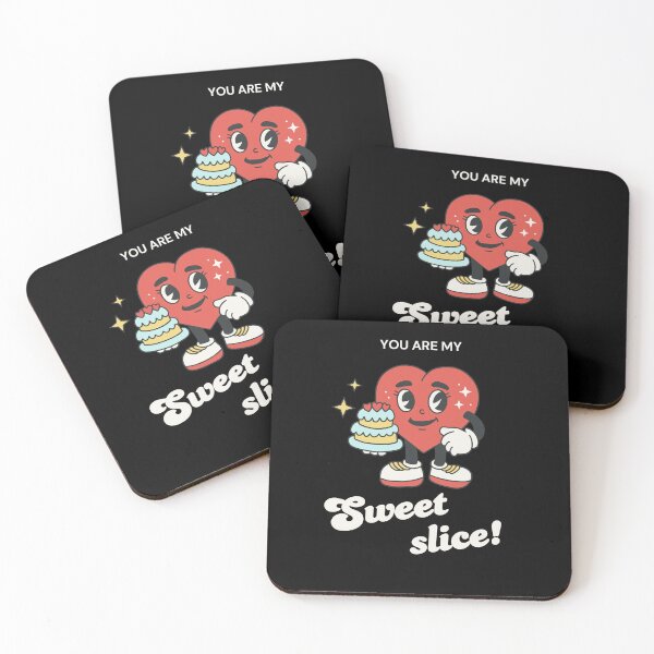 Item preview, Retro Heart Character - "You Are My Sweet Slice" Valentine Art designed and sold by PACS0011.