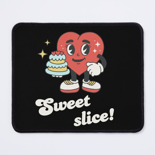 Item preview, Retro Heart Character - "You Are My Sweet Slice" Valentine Art designed and sold by PACS0011.