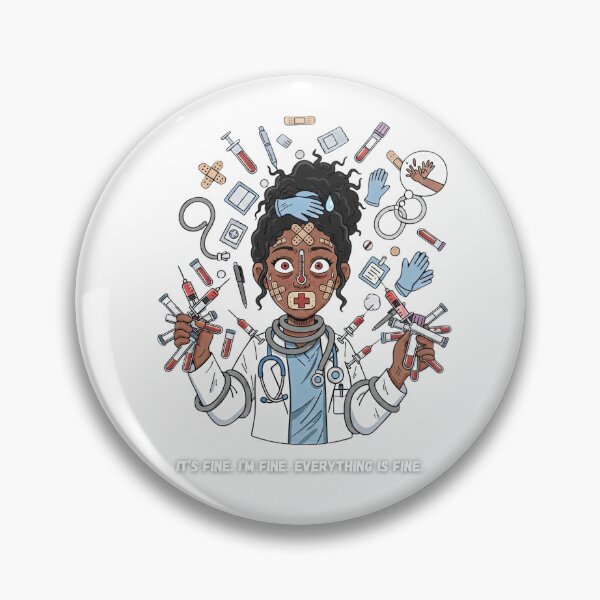 Item preview, Phlebotomist: It's fine. I'm fine. Everything is fine. designed and sold by Nurse Eve.