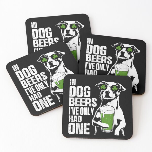 Item preview, In Dog Beers I’ve Only Had One Funny St Patrick’s Day Dog designed and sold by KrystinaGiGi.
