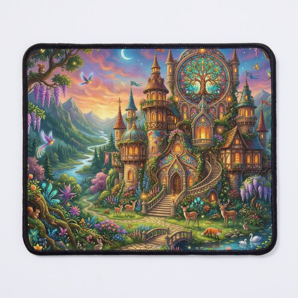 Item preview, Enchanted castle in the evening light designed and sold by Sigtrix.