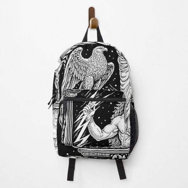 Item preview, Zeus Line Art – Greek God Black and White Mythology Design designed and sold by DrizzyV.
