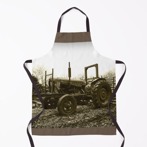Item preview, Vintage tractor working in wood yard v2 designed and sold by Stephen Jarman.