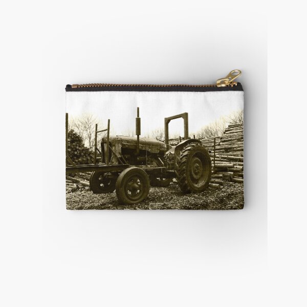 Item preview, Vintage tractor working in wood yard v2 designed and sold by Stephen Jarman.