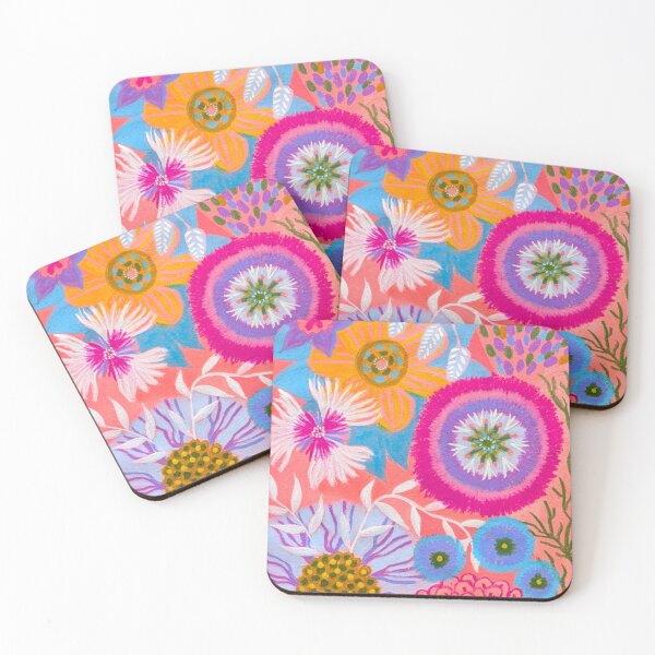 Item preview, Coral Botanical designed and sold by Jess Stride.