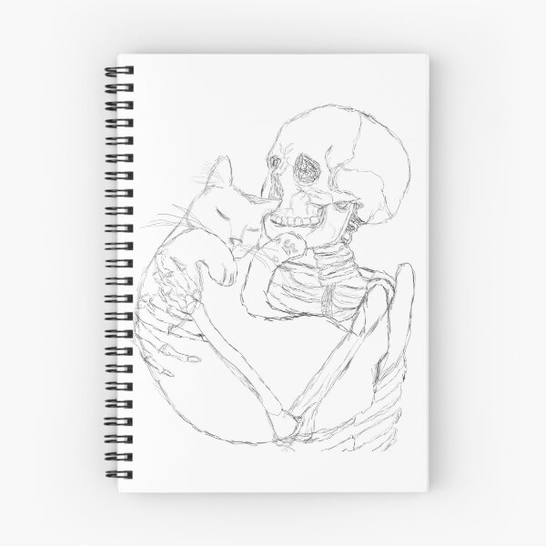 Item preview, Cat and Skeleton designed and sold by Rose2358.