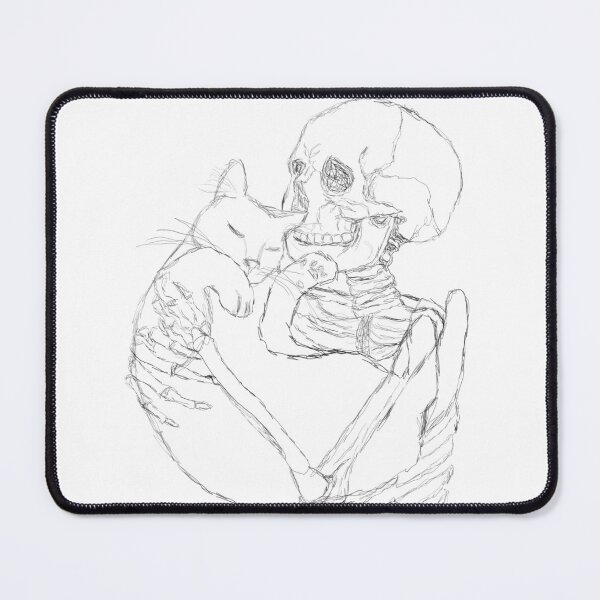 Item preview, Cat and Skeleton designed and sold by Rose2358.