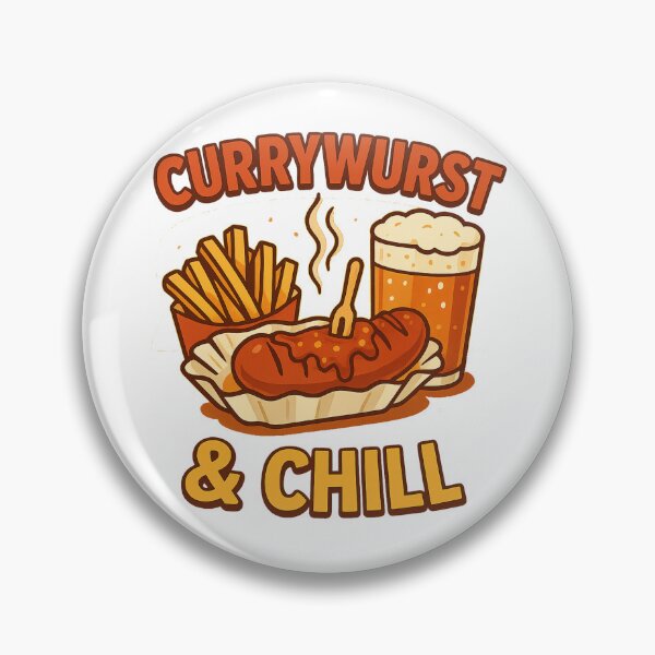 Item preview, Currywurst & Chill T-Shirt – Funny German Sausage and Beer Foodie Design | Oktoberfest Graphic Tee designed and sold by Globalcitytees.