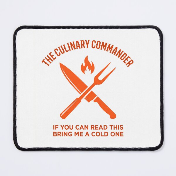 Item preview, Funny BBQ Dad Culinary Commander Grill designed and sold by icemanphotos.