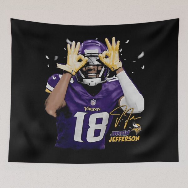 Item preview, Justin Jefferson  designed and sold by WafaaElashry.