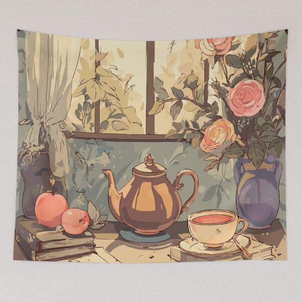 Item preview, Afternoon Study Tea Time Light Academia designed and sold by bapupa.