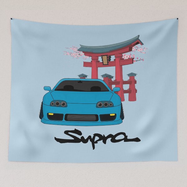 Item preview, Blue JDM Icon Torii Gate Drift Culture Artwork  designed and sold by rdxart.