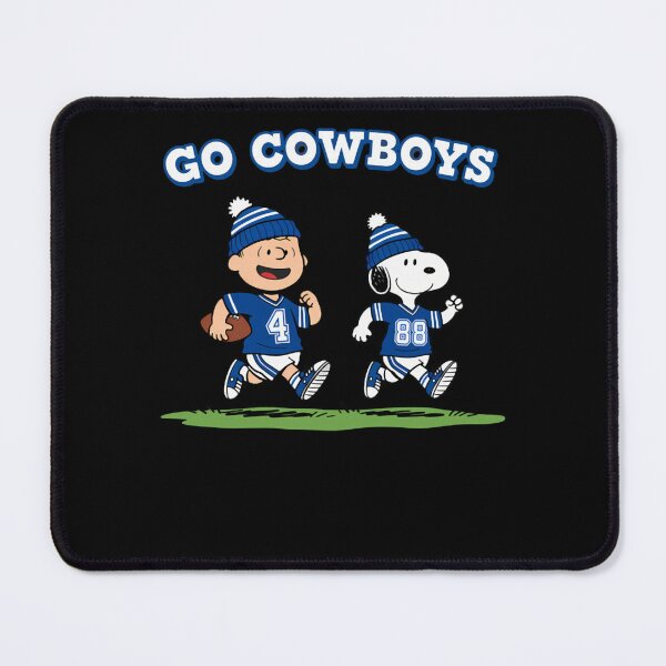 Item preview, Dallas Football Go Cowboys Snoopy &amp; Charlie Brown M8121  designed and sold by Magic-Mixies.