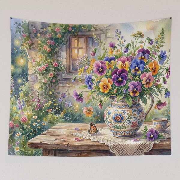 Item preview, Blooming stillness in the garden designed and sold by Sigtrix.