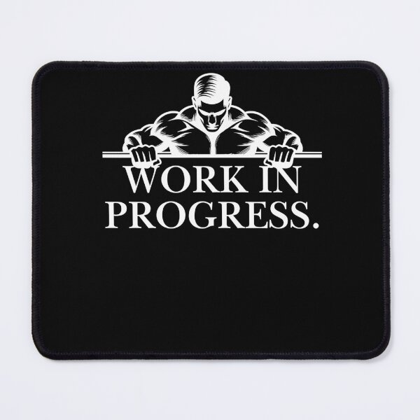 Item preview, Hardcore Gym Work In Progress Muscle Design designed and sold by poomfitshirt.