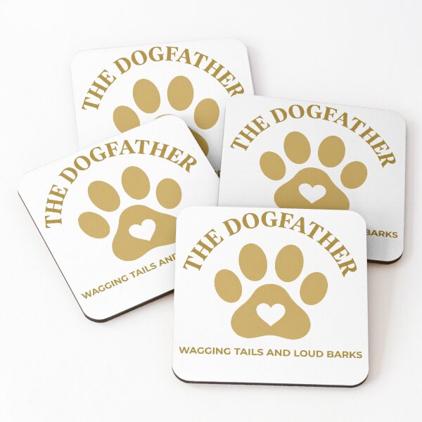 Item preview, The Dogfather Funny Dog Dad Heart Paw designed and sold by icemanphotos.