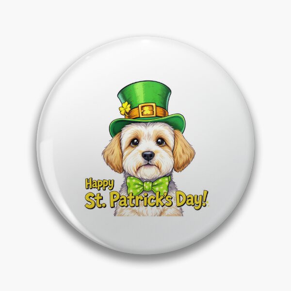 Item preview, St. Patrick’s Day Schnoodle Dog designed and sold by Kedspicedesign.