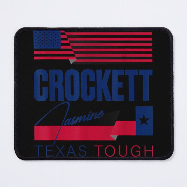 Item preview, Jasmine Crockett Texas Tough 2026 Political Campaign American Flag Graphic Art designed and sold by KrystinaGiGi.