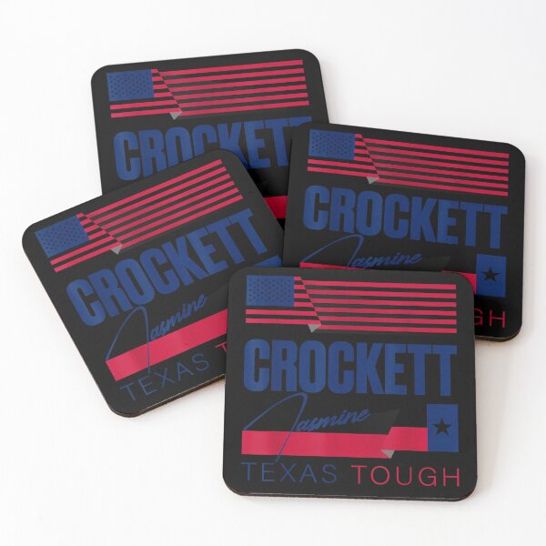 Item preview, Jasmine Crockett Texas Tough 2026 Political Campaign American Flag Graphic Art designed and sold by KrystinaGiGi.