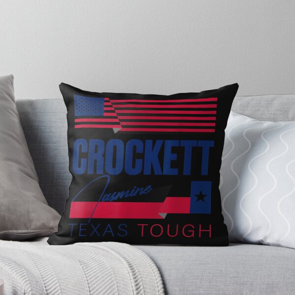 Item preview, Jasmine Crockett Texas Tough 2026 Political Campaign American Flag Graphic Art designed and sold by KrystinaGiGi.