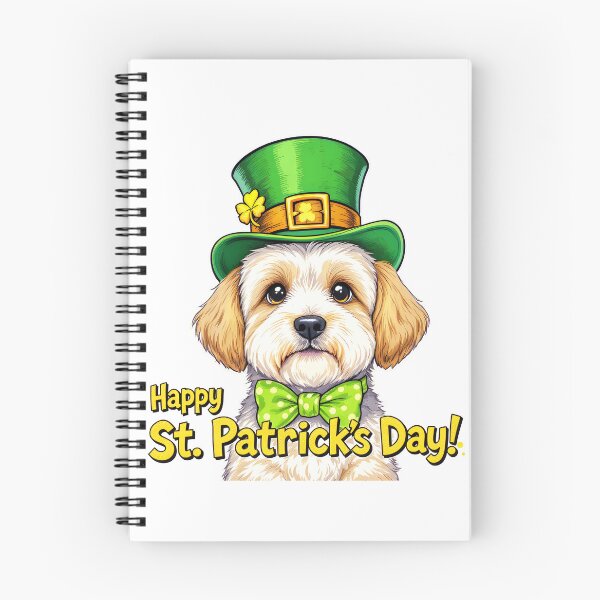 Item preview, St. Patrick’s Day Schnoodle Dog designed and sold by Kedspicedesign.