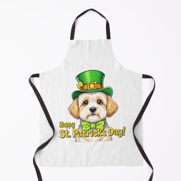 Item preview, St. Patrick’s Day Schnoodle Dog designed and sold by Kedspicedesign.