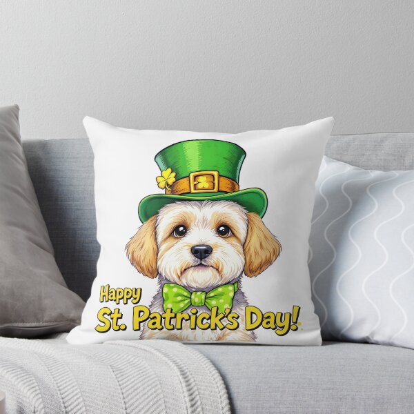 Item preview, St. Patrick’s Day Schnoodle Dog designed and sold by Kedspicedesign.