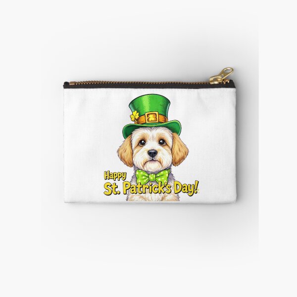 Item preview, St. Patrick’s Day Schnoodle Dog designed and sold by Kedspicedesign.
