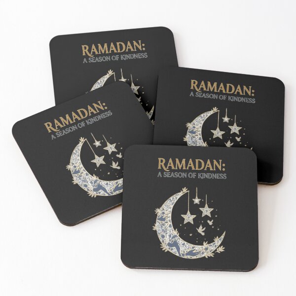 Item preview, Ramadan: A Season of Kindness – Elegant Crescent & Stars Islamic Art designed and sold by ArthUpscale.