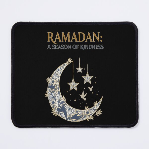 Item preview, Ramadan: A Season of Kindness – Elegant Crescent & Stars Islamic Art designed and sold by ArthUpscale.