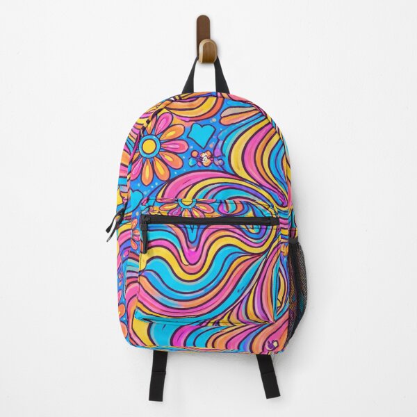 Item preview, Three Color Psychedelic Swirl – Retro Trippy Abstract Art designed and sold by DrizzyV.