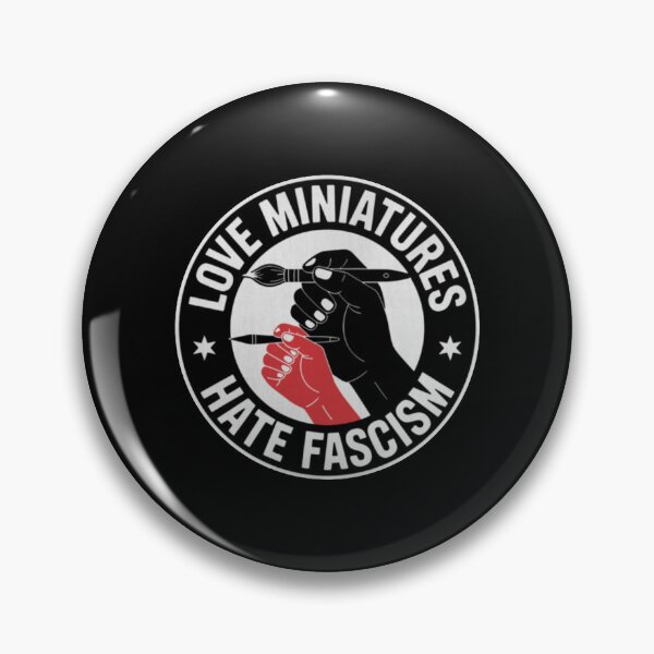 Item preview, Love Miniatures Hate Fascism  designed and sold by claraabottz.