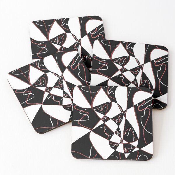 Item preview, Abstract creation with black and white tiles designed and sold by Stephen Jarman.