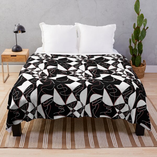 Item preview, Creación abstracta con azulejos en blanco y negro. designed and sold by Stephen Jarman.