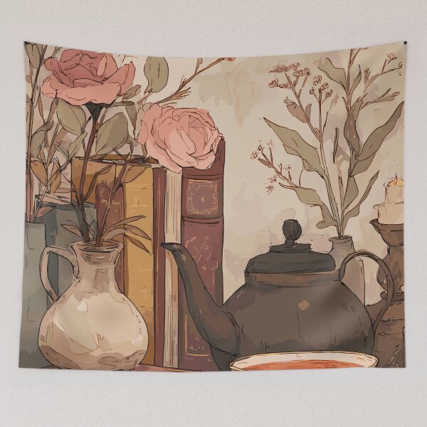 Item preview, Scholarly Ritual Tea Time Light Academia designed and sold by bapupa.