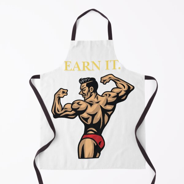 Item preview, Motivational Earn It Bodybuilding Gold Design designed and sold by poomfitshirt.