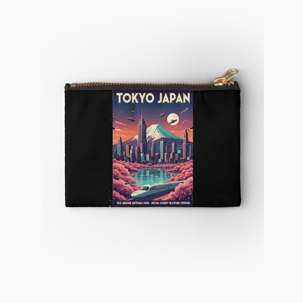 Item preview, Rainier California Japan: The Future Is Here - Retro Sci-Fi Travel Poster designed and sold by freackly.