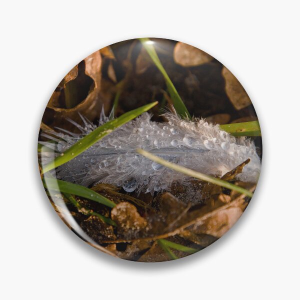 Item preview, Dewdrops on a Delicate White Feather designed and sold by ShotsbyDesiree.