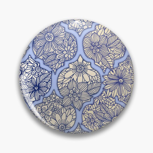 Item preview, Moroccan Floral Lattice Arrangement - purple designed and sold by micklyn.