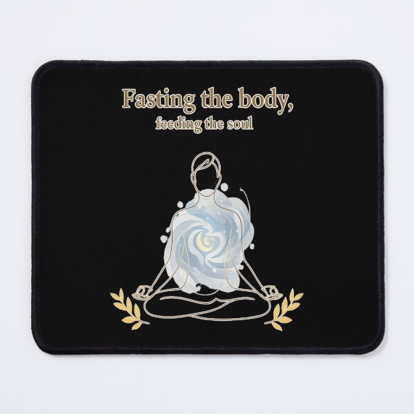 Item preview, Fasting the Body, Feeding the Soul – Spiritual Meditation Art Design designed and sold by ArthUpscale.
