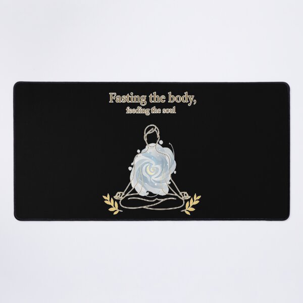 Item preview, Fasting the Body, Feeding the Soul – Spiritual Meditation Art Design designed and sold by ArthUpscale.