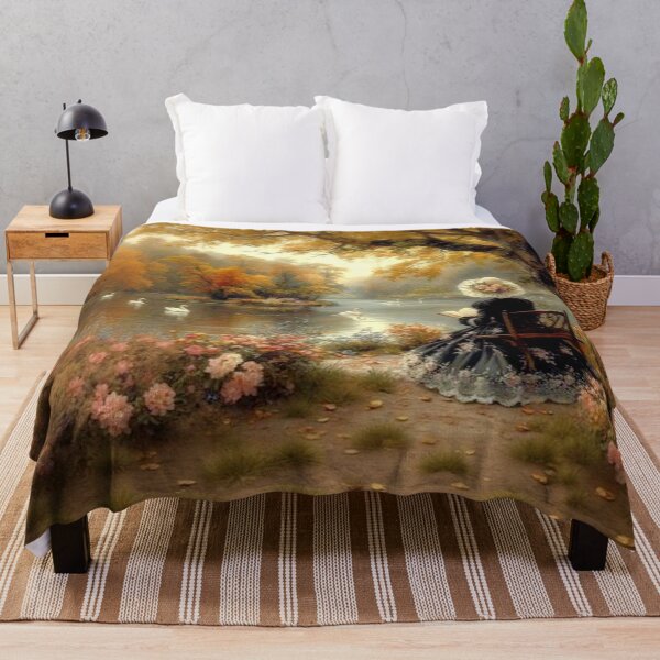 Item preview, Swan Lake At Golden Hour designed and sold by Dawne's Designs.