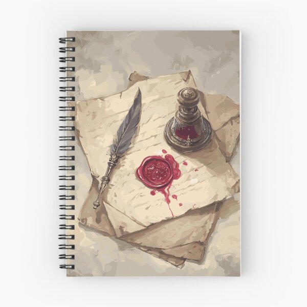 Item preview, The Scribe’s Crest Wax Seal Light Academia designed and sold by bapupa.